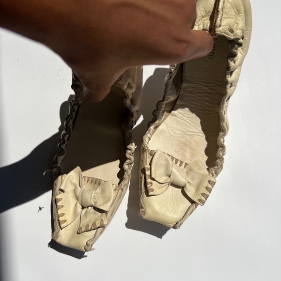 Vintage miu miu ballerina flats - baller flats EU 40 -US 9 - Picture 3 of 3